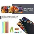 thumbnail image 5 of Honeii Vibrant Picnic Food Spread Pattern Pencil Case, Pencil Pouch, Pencil Case Small, Pencil Pouch Aesthetic, PVC Pencil Pouch, Pencil Bag, Makeup Pouch, 5 of 7