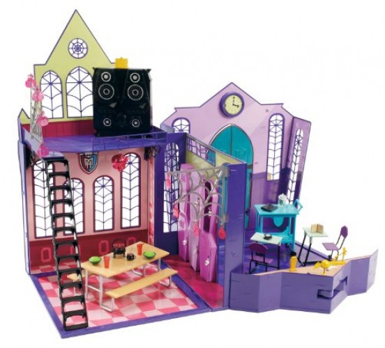 barbie high school playset