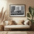 thumbnail image 3 of Long Island 02 B&W - Queens New York Photography Black Framed Wall Art Print 12 x 18 inches, 3 of 4