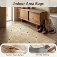 thumbnail image 2 of SIXHOME 9x12 Rugs for Living Room Washable Area Rug Non Slip Vintage Boho Geometric Tribal Farmhouse Carpet Low Pile Indoor Rug linen Beige, 2 of 8