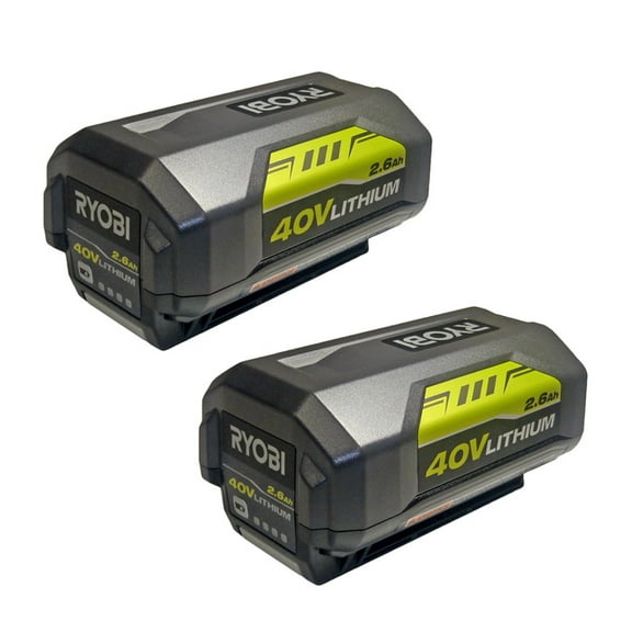Ryobi 2 Pack of Genuine OEM Replacement Battery # 130186084-2PK