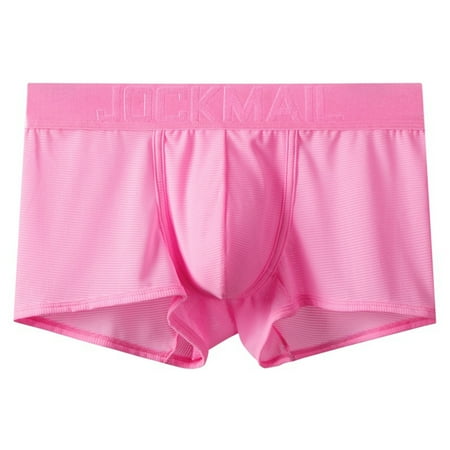 

Knosfe Mens Stretch Moisture-Wicking Solid Color Underwear Pouch Boxer Briefs M