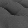 thumbnail image 6 of Jordan Manufacturing Sunbrella 18" x 18" Cast Charcoal Solid Square Tufted Contoured Outdoor Wicker Seat Cushion (2 Pack), 6 of 11
