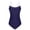 Navy, variant on Xfvqtps Women One Piece Swimsuit Tummy Control Solid Color Slimming Adjustable Straps Bathing Suit for Beach Hot Pink