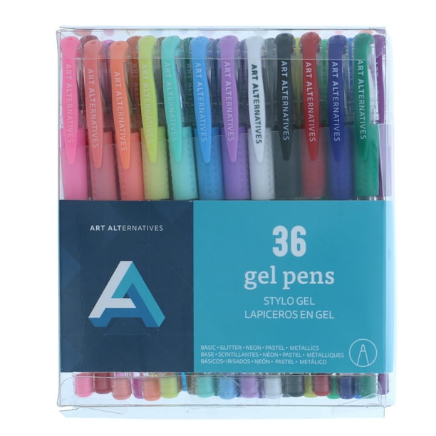 Art Alternatives Gel Pen Set, 36-Pens - Walmart.com - Walmart.com