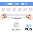 thumbnail image 2 of 20cm Thumb Bandage Sheet Tube White Cotton Finger Cot 30 Pieces, 2 of 5
