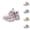 Purple, variant on LTTVQM Toddler Sneakers for Girls Boys Orthopedic Chunky Lace-Up Rotary Buckle Anti-Slip Trainers with Arch Support Fashion Outdoor Athletic Sports Walking Shoes Purple 9.5 Toddler