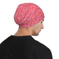 thumbnail image 5 of Xecao Colorful Sprinkles Donuts Print Beanie Knitted Hat for Men Women, Winter Fashion Knit Cuffed Caps Unisex, 5 of 7
