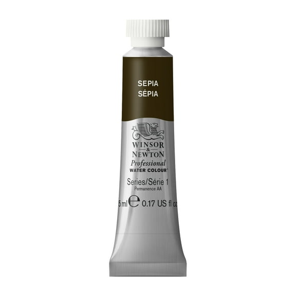 Winsor & Newton Professional Watercolor, 5ml, Sepia