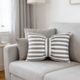thumbnail image 6 of Horivan Velvet Striped Pillowcase Decorative Sofa Cushion Cover Soft Bedroom Throw Pillow for Living Room Home Decor Acrylic Velour Pillow Sham, 6 of 6