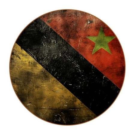 

Coasters for Drinks Leather Coasters Tabletop Protection Mat 6-Pc Saint Vincent Flag