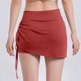 thumbnail image 6 of Afdoent Womens Shorts High Waisted Workout Shorts For With Skirt Layer Built In Chafe Yoga Running Athletic Shorts 2026 Beach Vacation Shorts, 6 of 7