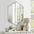 thumbnail image 7 of Wellynap 24 x 36 Inches Silver Bathroom Medicine Cabinet with Mirror, Wall-Mounted Metal Storage Organizer, Adjustable Glass Shelves, and Soft-Close Doors for Bath Space., 7 of 7