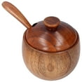 thumbnail image 3 of Tarro de condimento, tarro de condimento doméstico con recipiente de sal, tarro de madera meticulosamente diseñado, 3 of 8