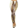 thumbnail image 2 of Lady's Printed Leggings - Neutral Lacey Printed Leggings, 2 of 4