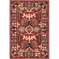 thumbnail image 1 of Safavieh Antiquity Collection AT64A Handmade Traditional Oriental Premium Wool Area Rug, 4' x 6', Red / Multi, 1 of 5