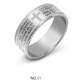 thumbnail image 3 of Anillo Vintage para hombre, para viajar, senderismo, fiesta portátil, banquete, boda, anillos de acero inoxidable, joyería para decoración de Ropa, zapatos y accesorios Miscelánea Plata once Minnieouse AP014448-05, 3 of 6