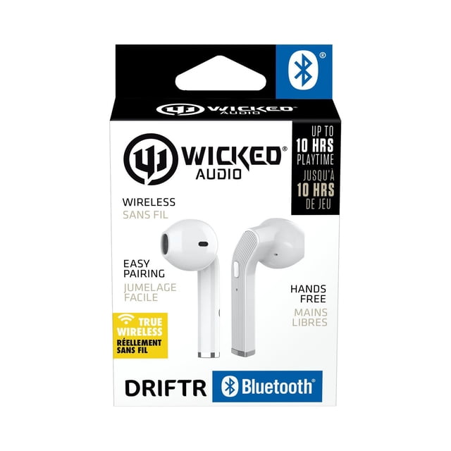 Remis à Neuf Wicked Audio WITW2151 Écouteurs Véritablement Sans Fil Driftr - Blanc