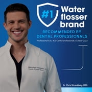 Waterpik Cordless 1100 Rechargeable Water Flosser with 2 Settings, ADA Accepted, Black