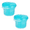 Blue, variant on Baby Formula Dispenser, Portable Formula Container Handle For Travel, Daycare And Outdoor Activities - Blue