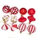thumbnail image 3 of 12 bolas navideñas, adornos navideños, adornos colgantes DIY para Navidad. Rojo, 3 of 9