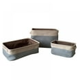 thumbnail image 4 of Storage Basket Cotton and Linen Fabric Storage Cubes Nursery Storage Baskets with Handles for Shelves & Desks, 4 of 5