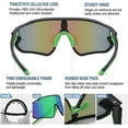thumbnail image 5 of Kids Sunglasses Youth Baseball Sun Glasses Lightweight TR90 Frame UV400 Sports Cycling Shades for Boys Girls DK268, 5 of 12