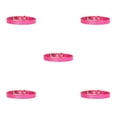 thumbnail image 2 of Youkk 1/2/3/5 Col de Chat Durable et Durable - pour une Expérience Sans Souci Whelping Col Nouveau-Né Doggy Whelping Col Réglable rose Rouge 5PCS, 2 of 6