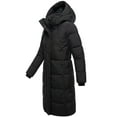 thumbnail image 2 of Marikoo Women's Long Winter Coat with Hood - Knee-Length - Water-Repellent - Chumanii XVI, 2 of 10