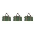 thumbnail image 4 of Bolsa de herramientas Scienceny 16 pulgadas verde lona organizador con correa para el hombro, 4 of 6