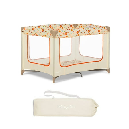 UPC: 0640522769612 | Dream On Me Zodiak Portable Playard with Carry Bag & Shoulder Strap Beige Unisex
