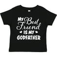 thumbnail image 3 of Inktastic My Best Friend is My Godfather with Hearts Boys or Girls Toddler T-Shirt, 3 of 5