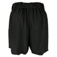 thumbnail image 2 of Women's  Plus Size Summer Heat Solid Pull On Shorts Black 20, 2 of 2