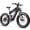 Black, variant on FREESKY Dual Battery Electric Bike for Adults, 48V 45AH 200 Miles Long Range E Bike, 4000W Motor 40MPH+, 26" Fat Tire Fast Mountain EBike, Full Suspension & Hydraulic Brakes, UL 2849 Certified by TÜV