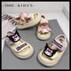 thumbnail image 3 of Sandalias Kawaii Sanrio para niños, zapatos de playa con dibujos animados de Hello Kittys Kuromi Mymelody, zapatos de Velcro de fondo plano, regalo antideslizante de verano, 3 of 4