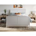 thumbnail image 2 of Portland Full Wood Platform Bed with Matching Footboard & Full Trundle in White, 2 of 14