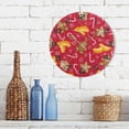 thumbnail image 7 of Dreamtimes Christmas Gingerbread Man Wall Clock, Silent Non Ticking Battery Operated Creative Decorative Round Clock for Kitchen, Living Room, Bathroom, Home School Office, 10 Inch, 7 of 7