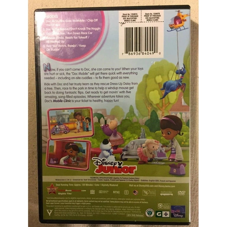 Doc Mcstuffins: Mobile Clinic (DVD), Disney, Kids & Family Doc Mcstuffins: Mobile Clinic (DVD), Disney, Kids & Family