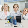 thumbnail image 7 of Pocket Microscope LED Lighted Handheld Microscope W/ 5 Slides Specimens Mini Microscope for Kids Students Adults Microbiological Observation Lab Study, Educational Science Kit, 7 of 7
