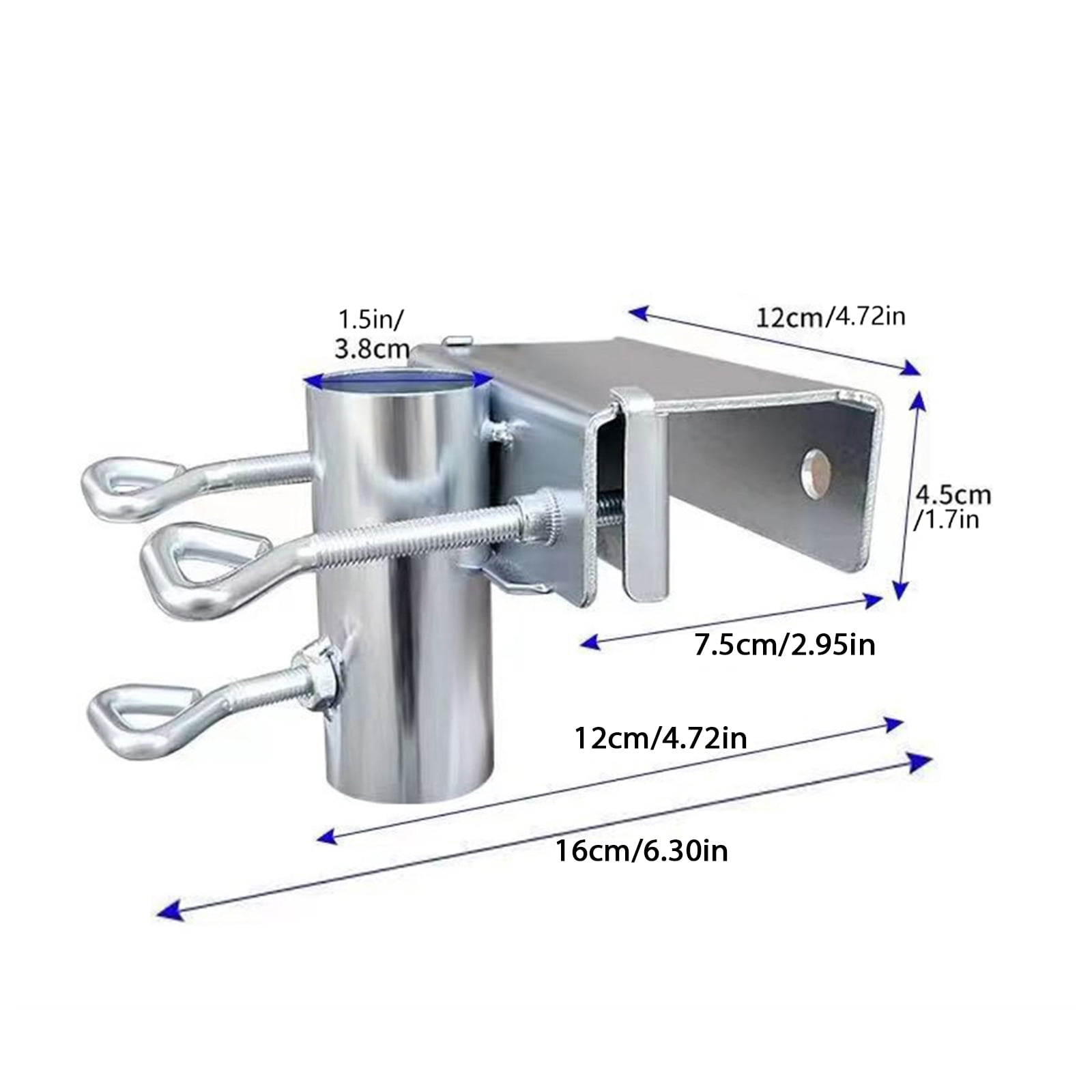 Space Saving Deck Parasol Holder Suitable for Balconies Deck Railing Umbrella Stand For Decks Terraces Balconies