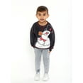 thumbnail image 2 of Frosty the Snowman Baby and Toddler Girl Crewneck Holiday Sweatshirt, Sizes 12M-5T, 2 of 10
