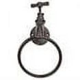 thumbnail image 2 of Abbott Collection Cast Iron Garden Tap Towel Ring, Dark Brown, 2 of 2