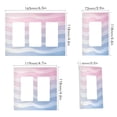 thumbnail image 2 of Yayeee Rocker Switch Wall Plate 1-Gang 4.6"x2.9" Home Decorative Outlet Cover, Light Blue Gradient, 2 of 6