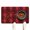 White-829, variant on Dog Food Mat with Buffalo Plaid Print, Absorbent Waterproof Pet Feeding Mat, Non-Slip, Quick Dry, Easy Clean Mat Featuring Rustic Farmhouse and Moroccan Geometric Patterns