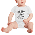 thumbnail image 2 of I'm Proof Daddy Doesn't Fish All The Time Funny Baby One-pieces For Boy Girl Unisex, 2 of 5