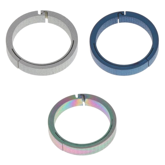 Llavero De 3PCS, Mosquetón Circular Con Tórico, Hebilla De Resorte Con Clip A Presión, Accesorio Organizador A Prueba De Herrumbre 18mm Baoblaze Llavero redondo Mosquetón