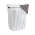 thumbnail image 1 of Cesto de ropa Mind Reader Slim para ropa, 50 L, blanco, 1 of 7