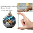 thumbnail image 3 of Rapeiae Natural Wonders Series Christmas Ball Flat Acrylic Pendant, 3 of 5