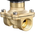 thumbnail image 6 of U.S. Solid Electric Solenoid Valve Semi-direct Lift VITON Seal Normally Open AC 110V Brass 1 inch, 6 of 6