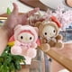 thumbnail image 5 of Cute Plush Keychain for Women Girls, 5" Lovely Keychain Decorative Accessories, Purse Bag Backpack Charm, 5 of 5